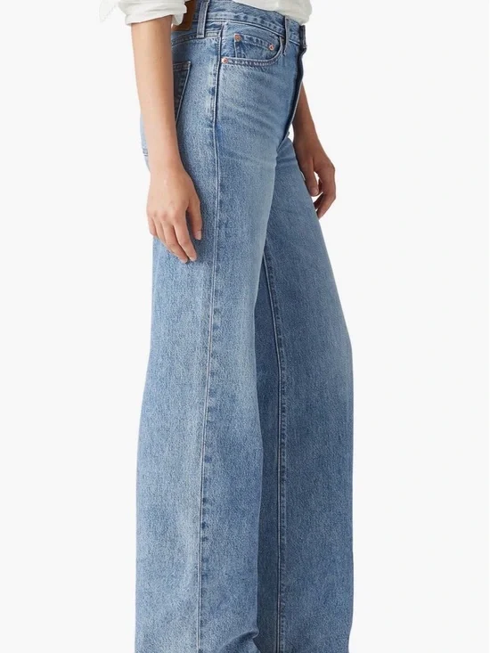 Levi's Ribcage High Waist Wide Leg Jea - Picture 3 of 3